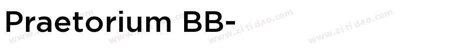 Praetorium BB字体转换